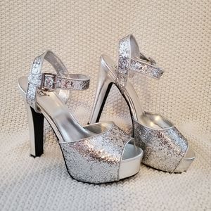 Silver heels